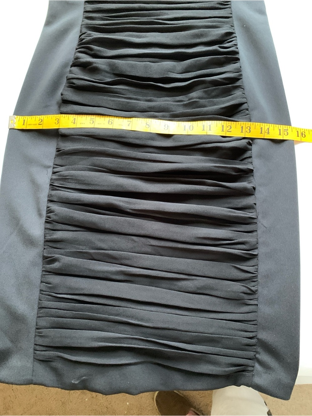 White House Black Market (WHBM) Ruched Sleeveless V-Neck  Cocktail Dress - Picture 13 of 14